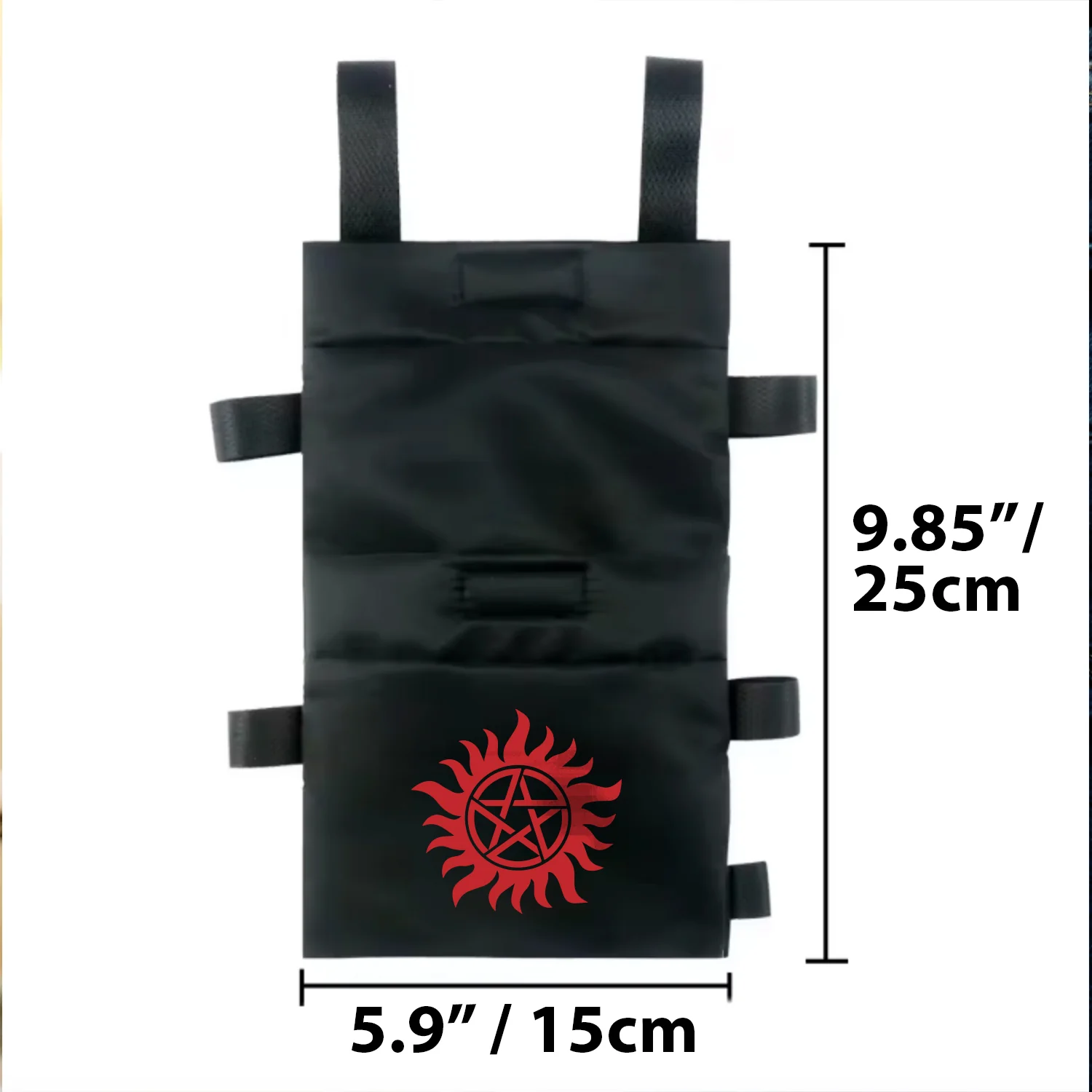 Anti-Possession Crutch Storage Pouch | SPN-Inspired Mobility - Image 5
