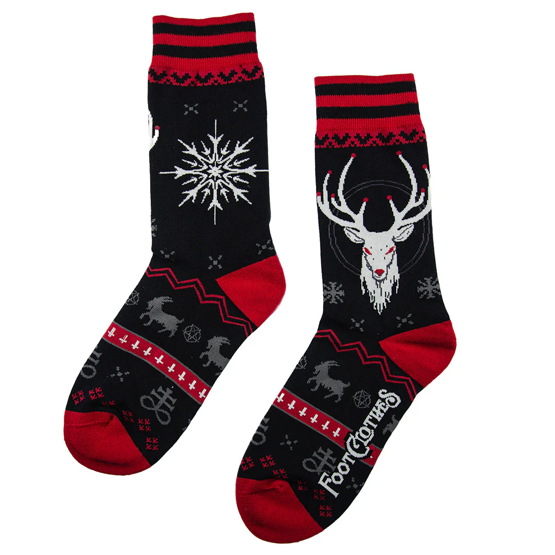 Beelzebuck Ugly Xmas Sweater | Crew Socks - Image 3