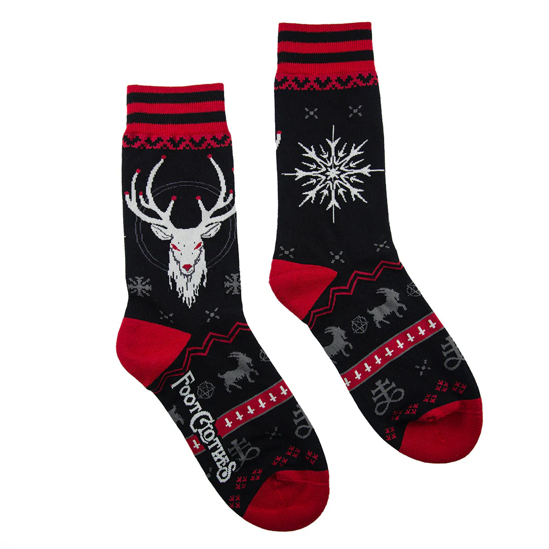Beelzebuck Ugly Xmas Sweater | Crew Socks - Image 4