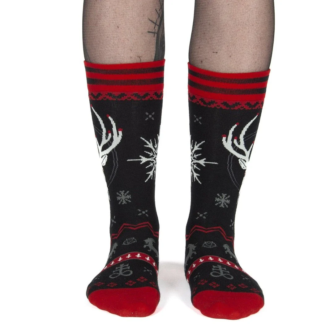 Beelzebuck Ugly Xmas Sweater | Crew Socks - Image 6