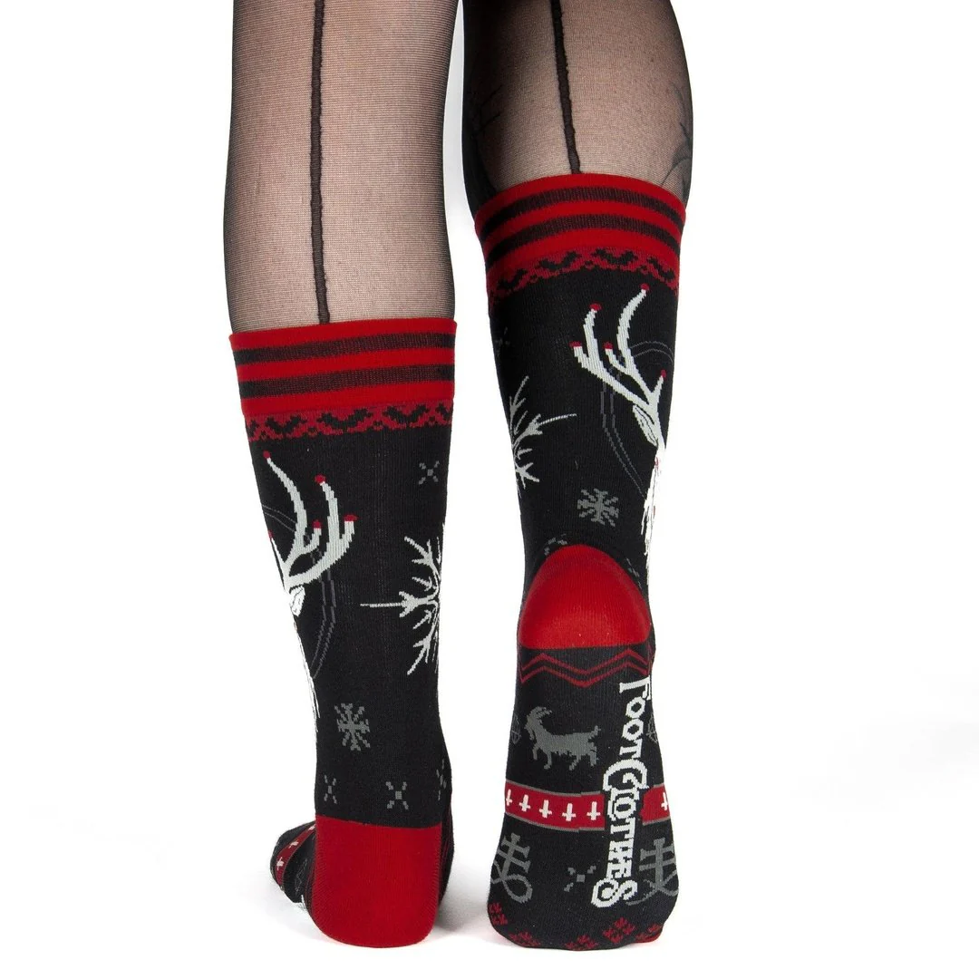 Beelzebuck Ugly Xmas Sweater | Crew Socks - Image 8