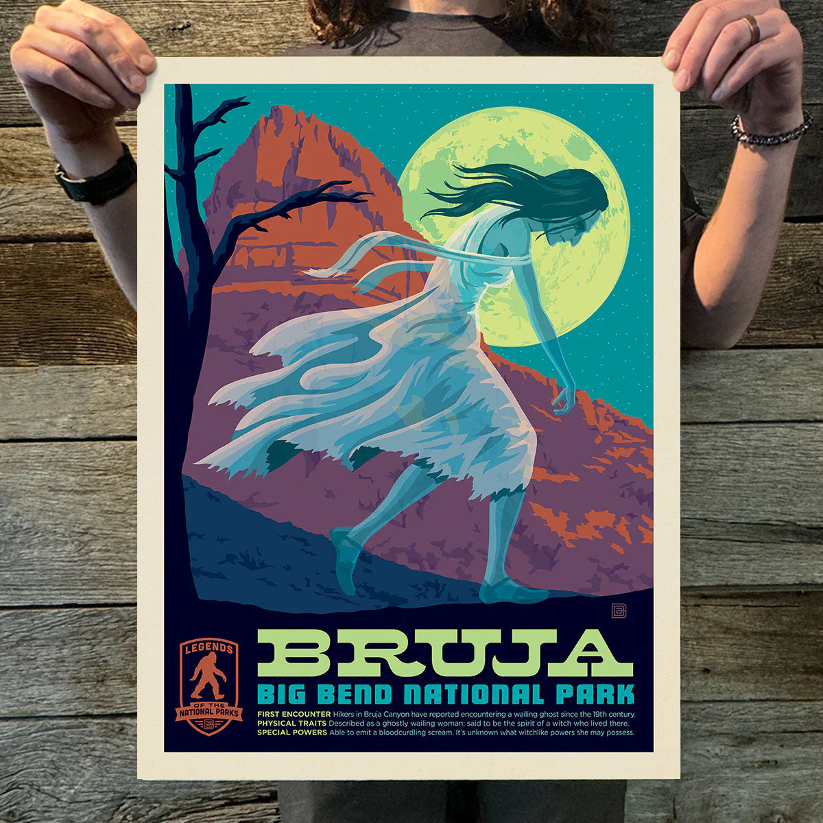 Big Bend National Park: Bruja | Legends & Monsters Art Print