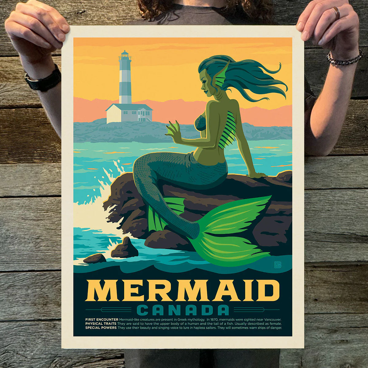 Canada: Mermaid | Legends & Monsters Art Print
