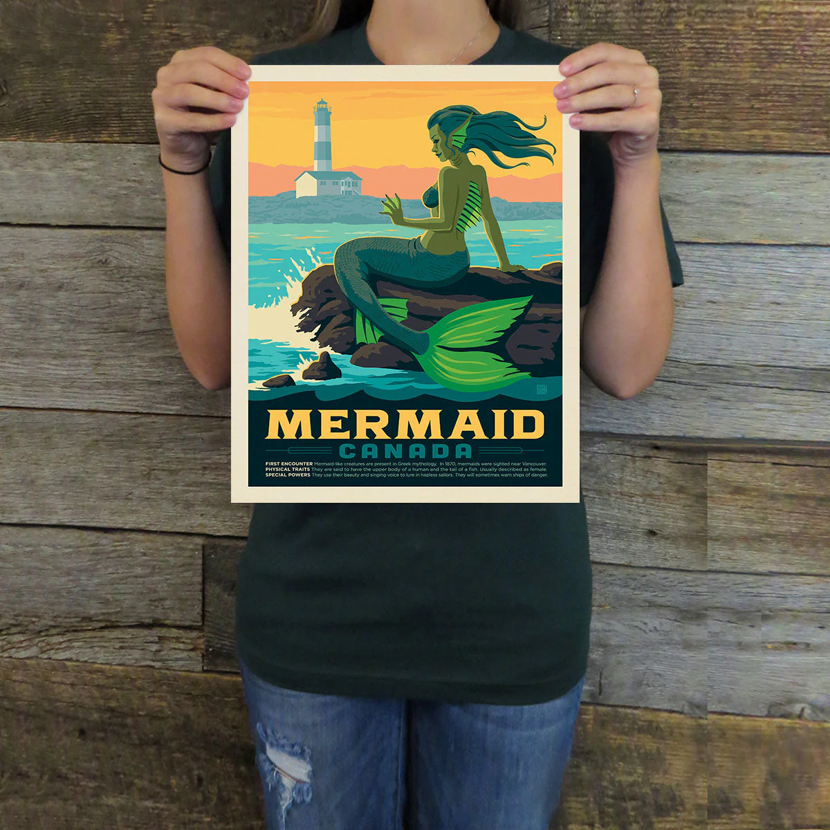 Canada: Mermaid | Legends & Monsters Art Print - Image 2
