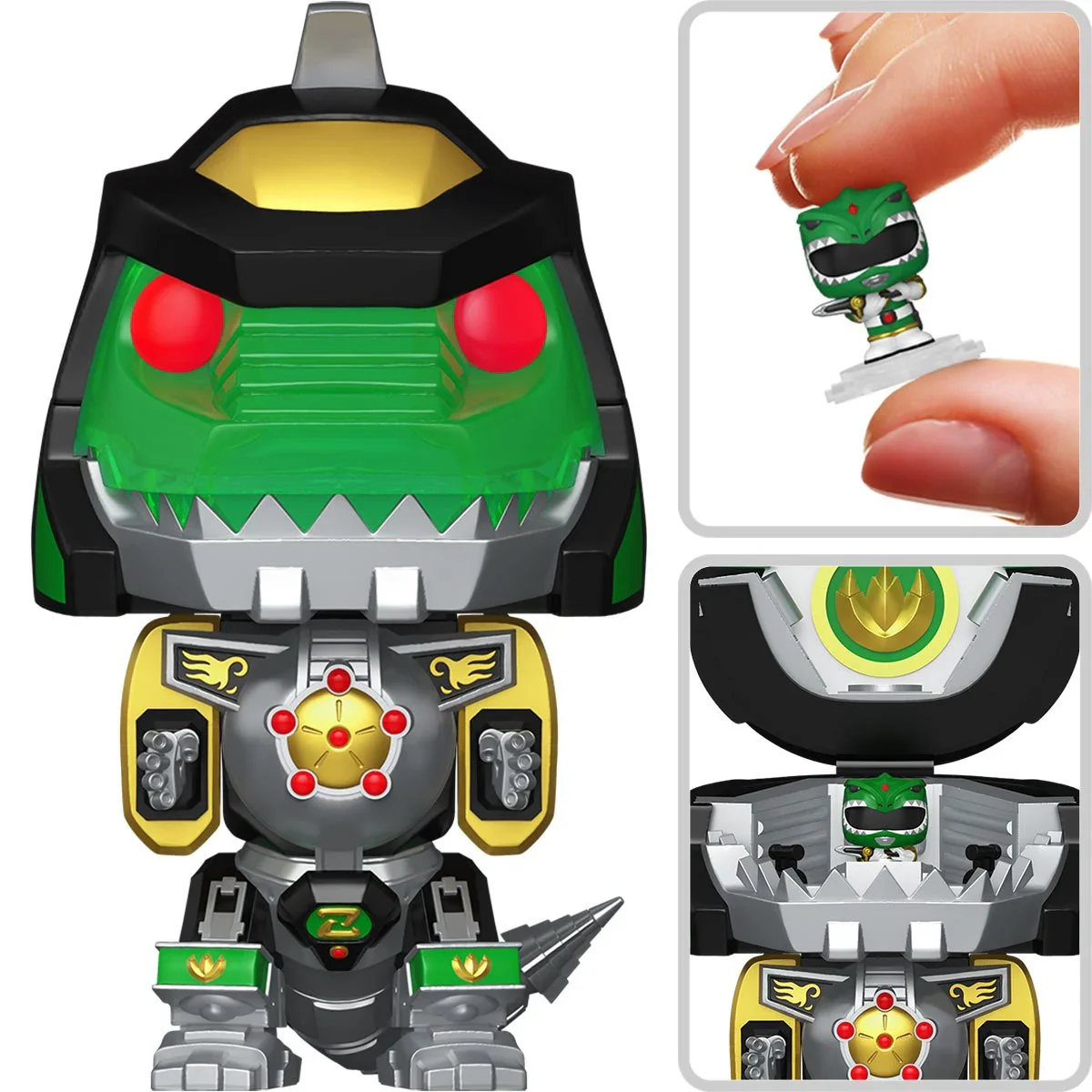 Dragonzord with Green Ranger Funko Bitty Pop! | Mighty Morphin' Power Rangers - Image 2