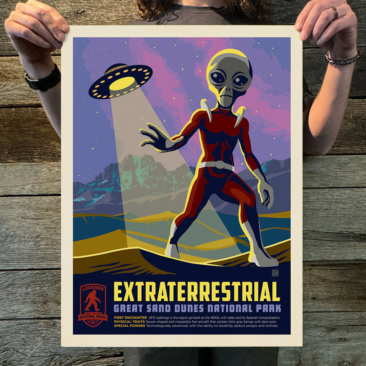 Great Sand Dunes National Park: Extraterrestrial | Legends & Monsters Art Print