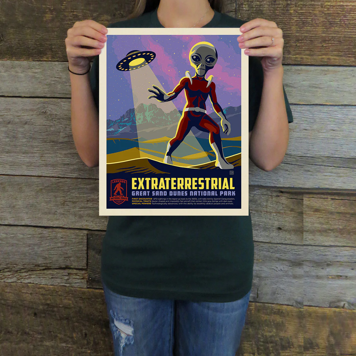 Great Sand Dunes National Park: Extraterrestrial | Legends & Monsters Art Print - Image 2