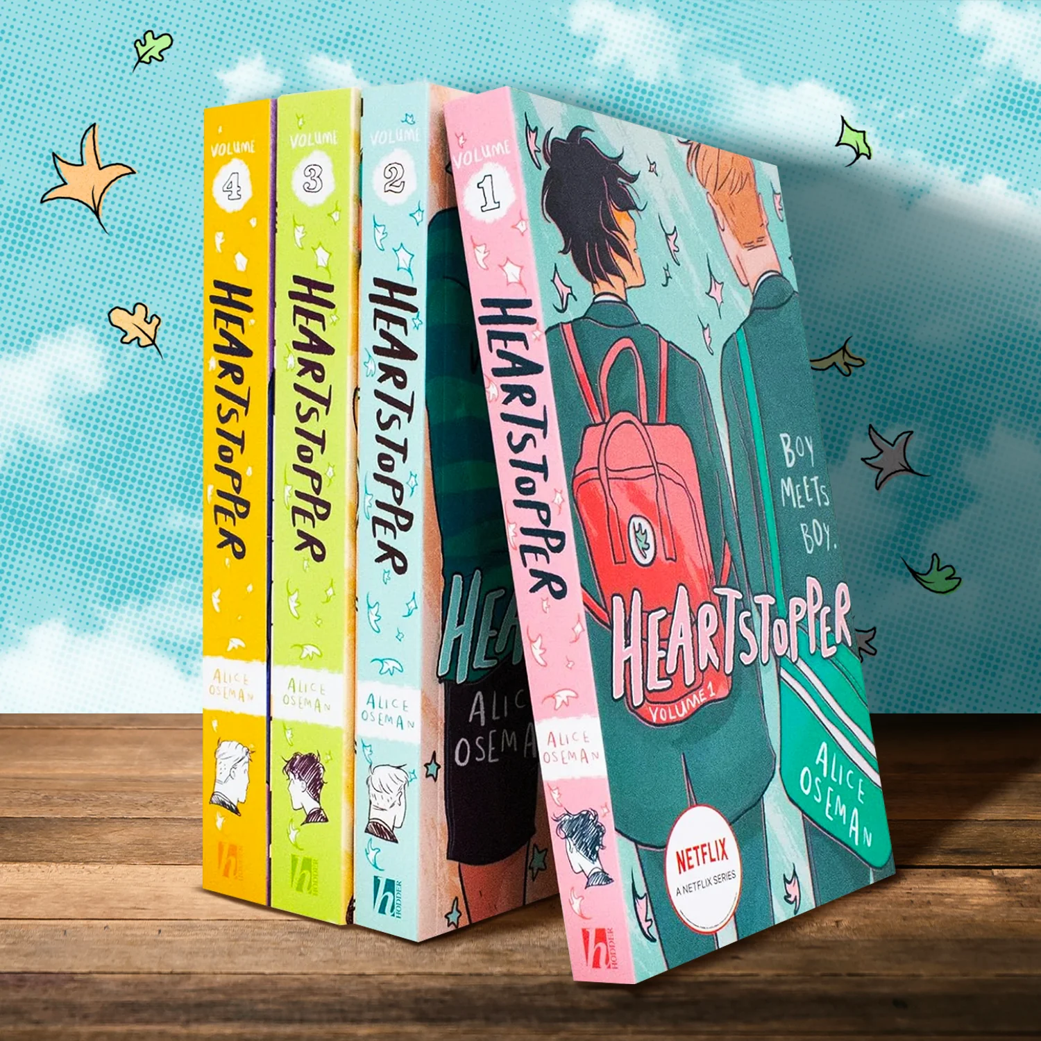 Heartstopper #1-4 Box Set