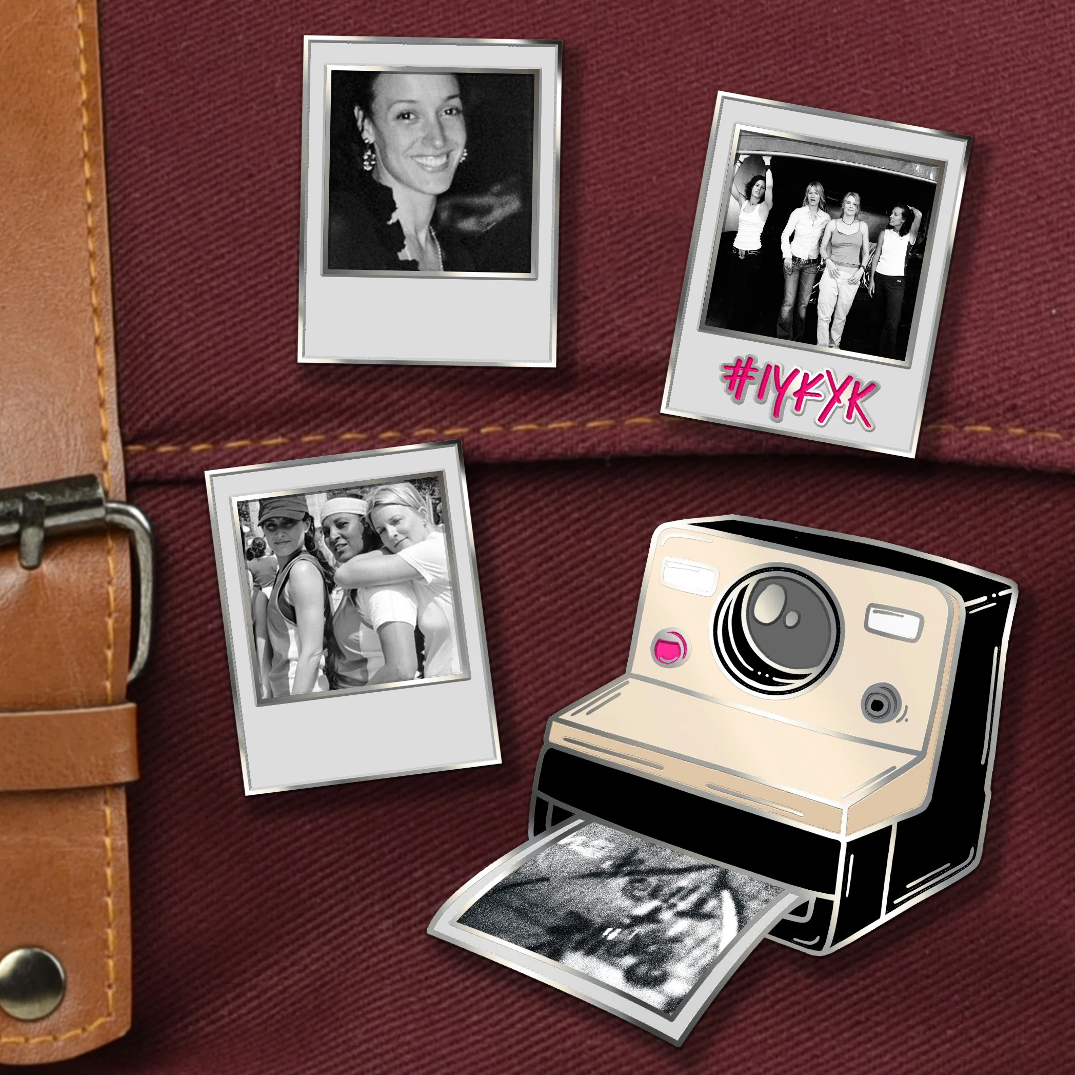 Jennifer Beals' Polaroid Pin Set | The L Word