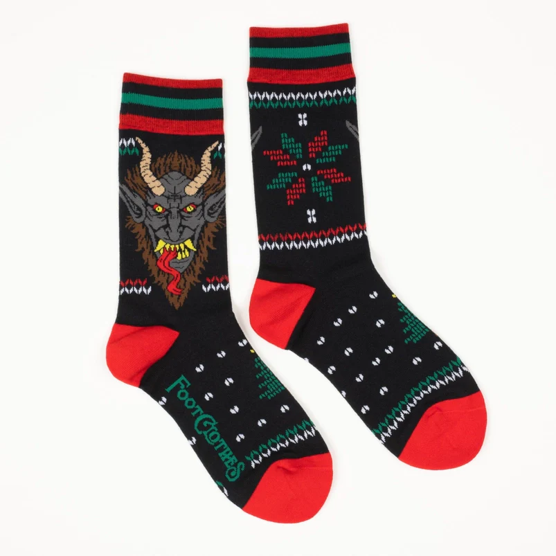 Krampus Sweater Crew Socks | Socks - Image 3