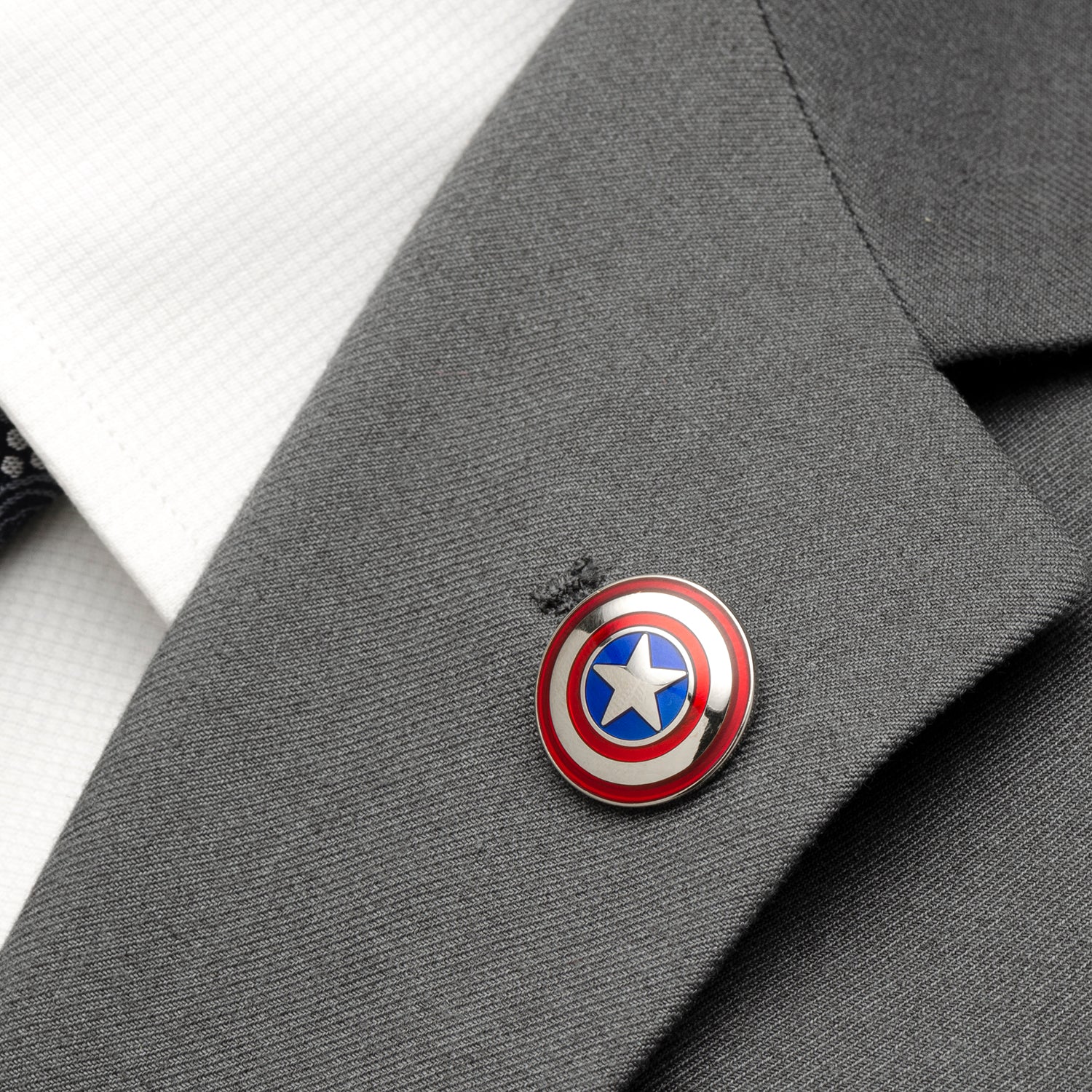 Marvel Captain America Ankle Socks 3-Pack and Lapel Pin Gift Set | Socks - Image 10