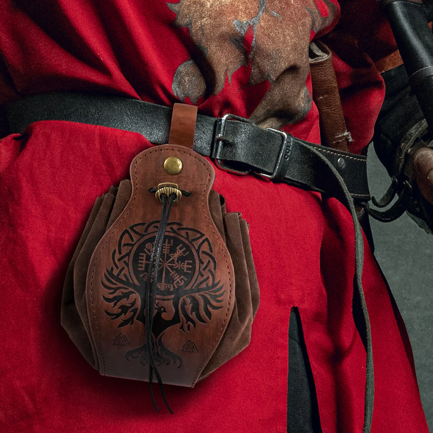 Medieval Drawstring Pouch | Belt Pouch