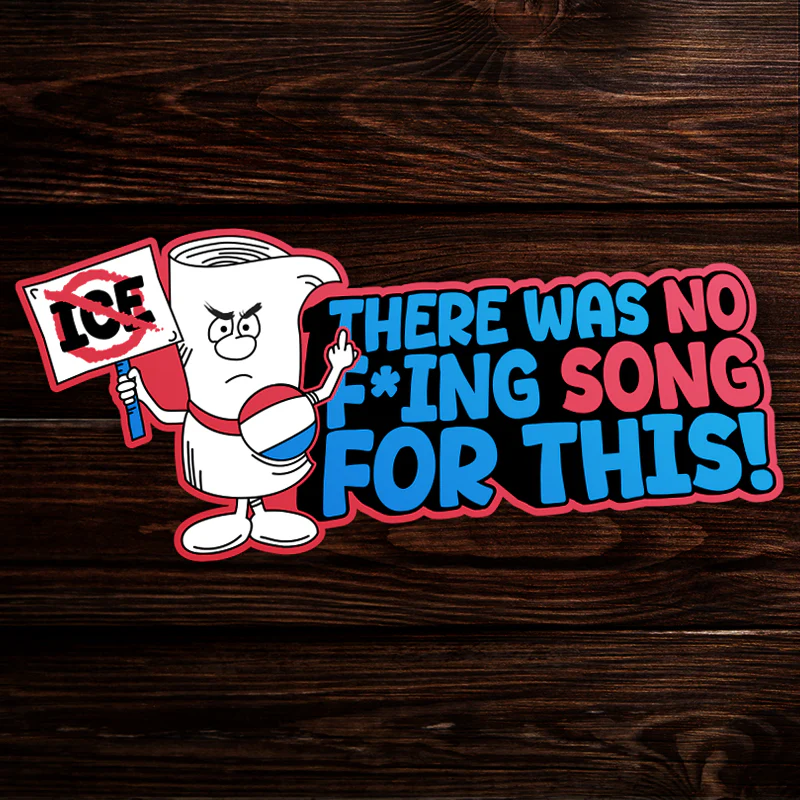 "No Song For This" Sticker Collection | Wear Your Resistance