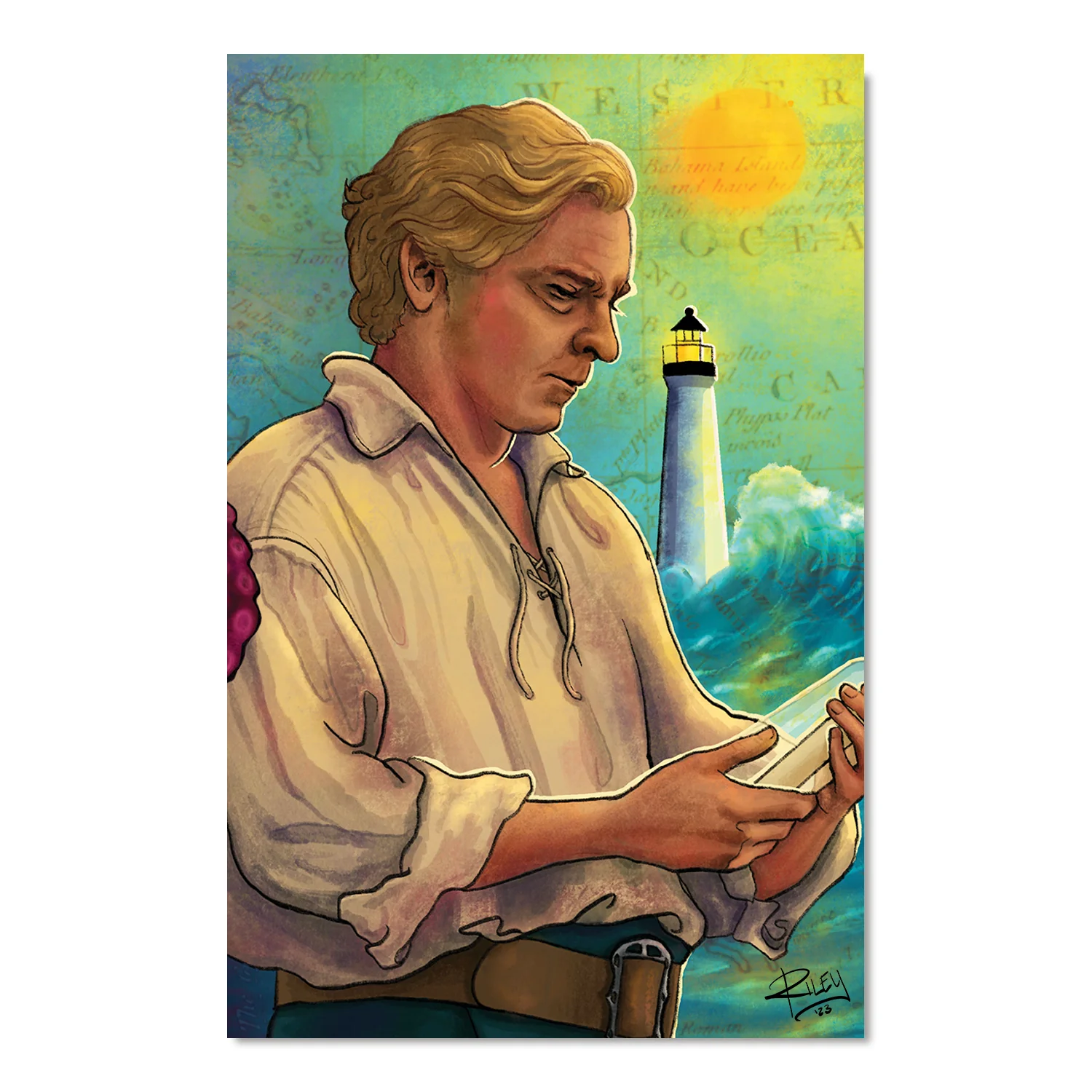 Riley Santangelo's 11x17" Stede & Ed Lithographs | OFMD - Image 4