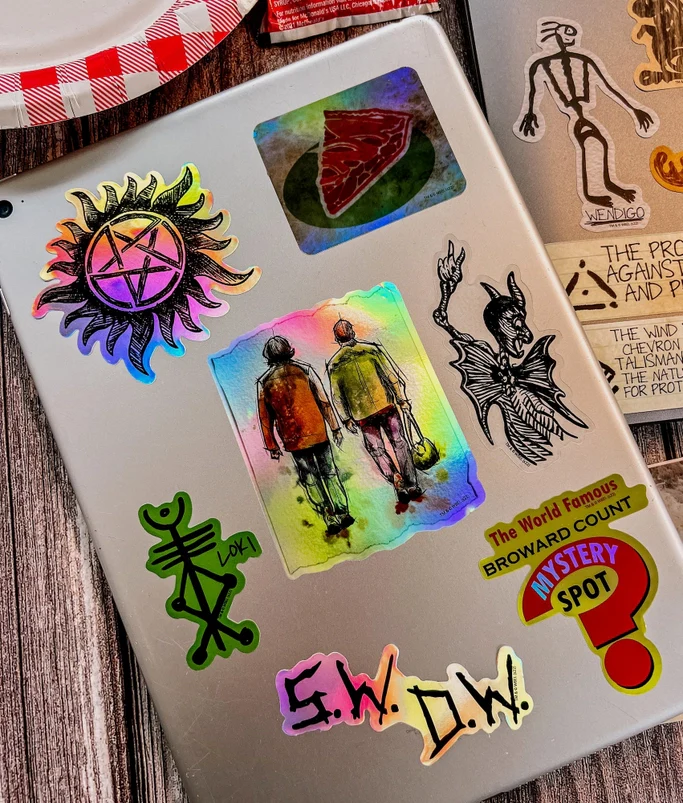 SPN John Winchester's Journal & Iconic Art Decals | Supernatural - Image 6