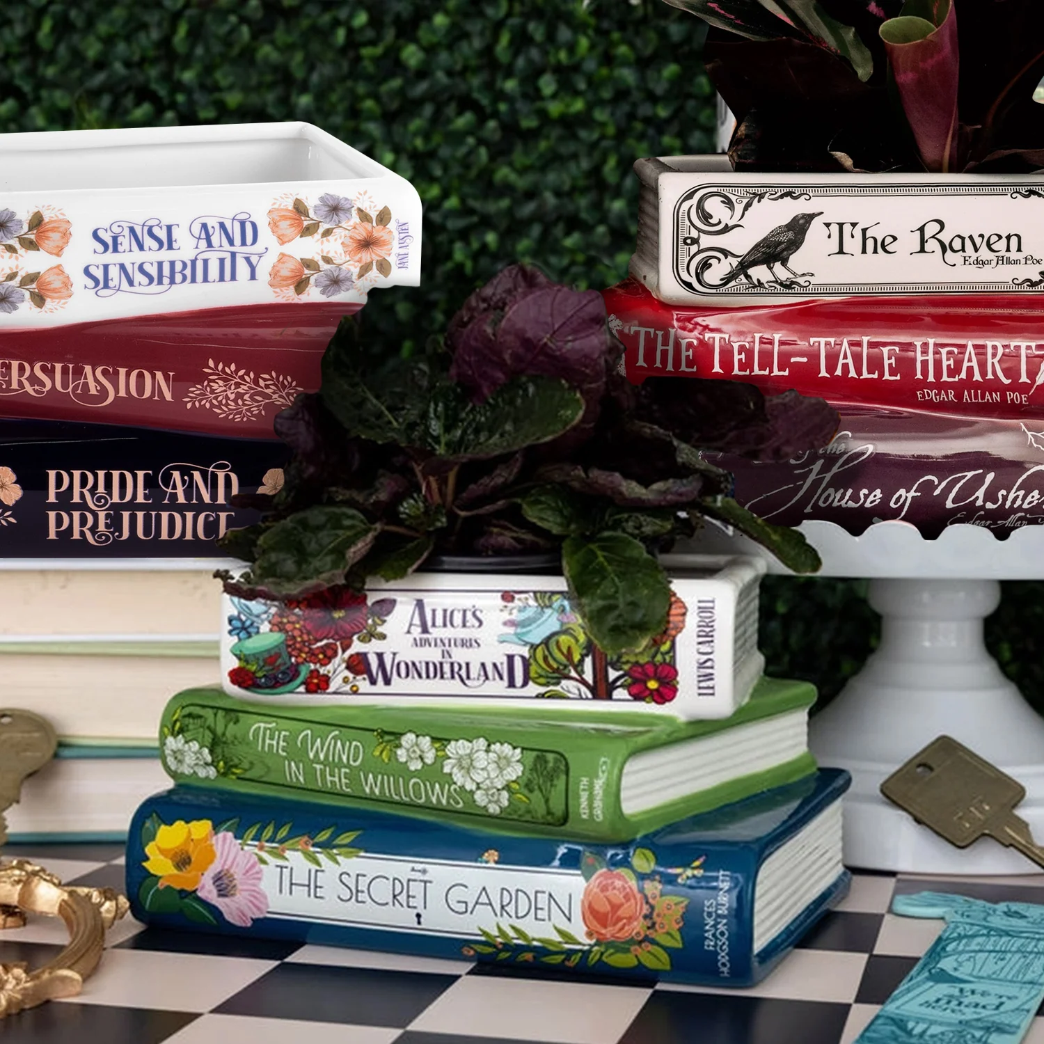 Ceramic Book Vase Collection | Bookish Planters