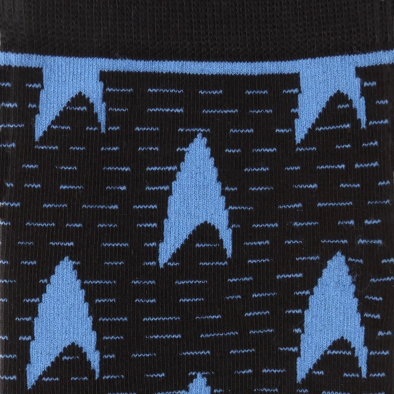 Star Trek Blue Delta Shield Black Men's Socks | Socks - Image 4