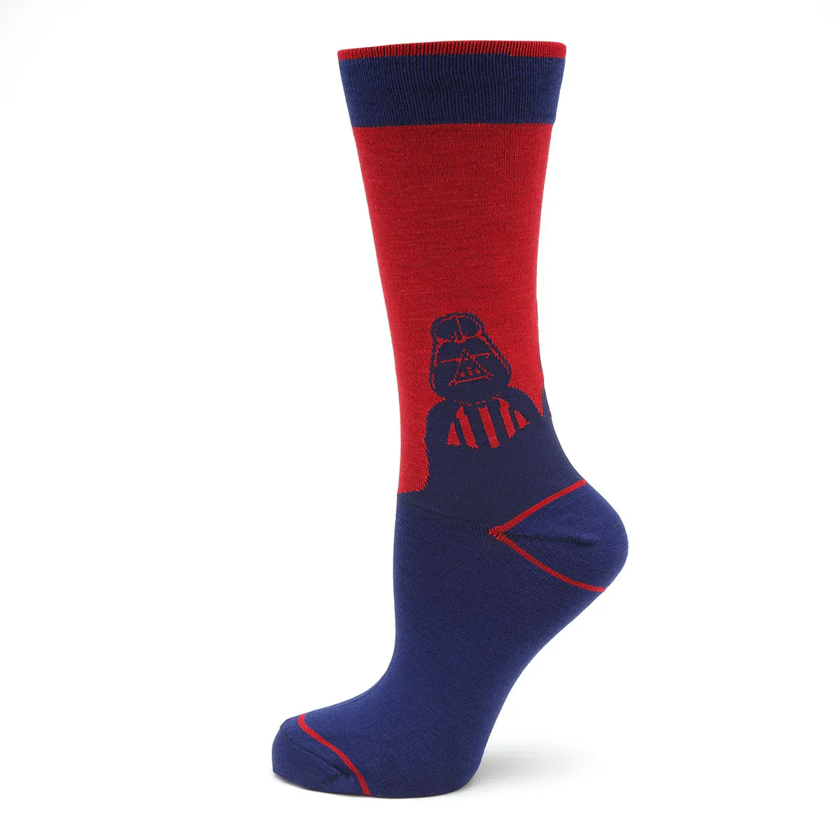 Star Wars Darth Vader Blue and Red Dress Socks and Lapel Pin Gift Set | Socks - Image 3