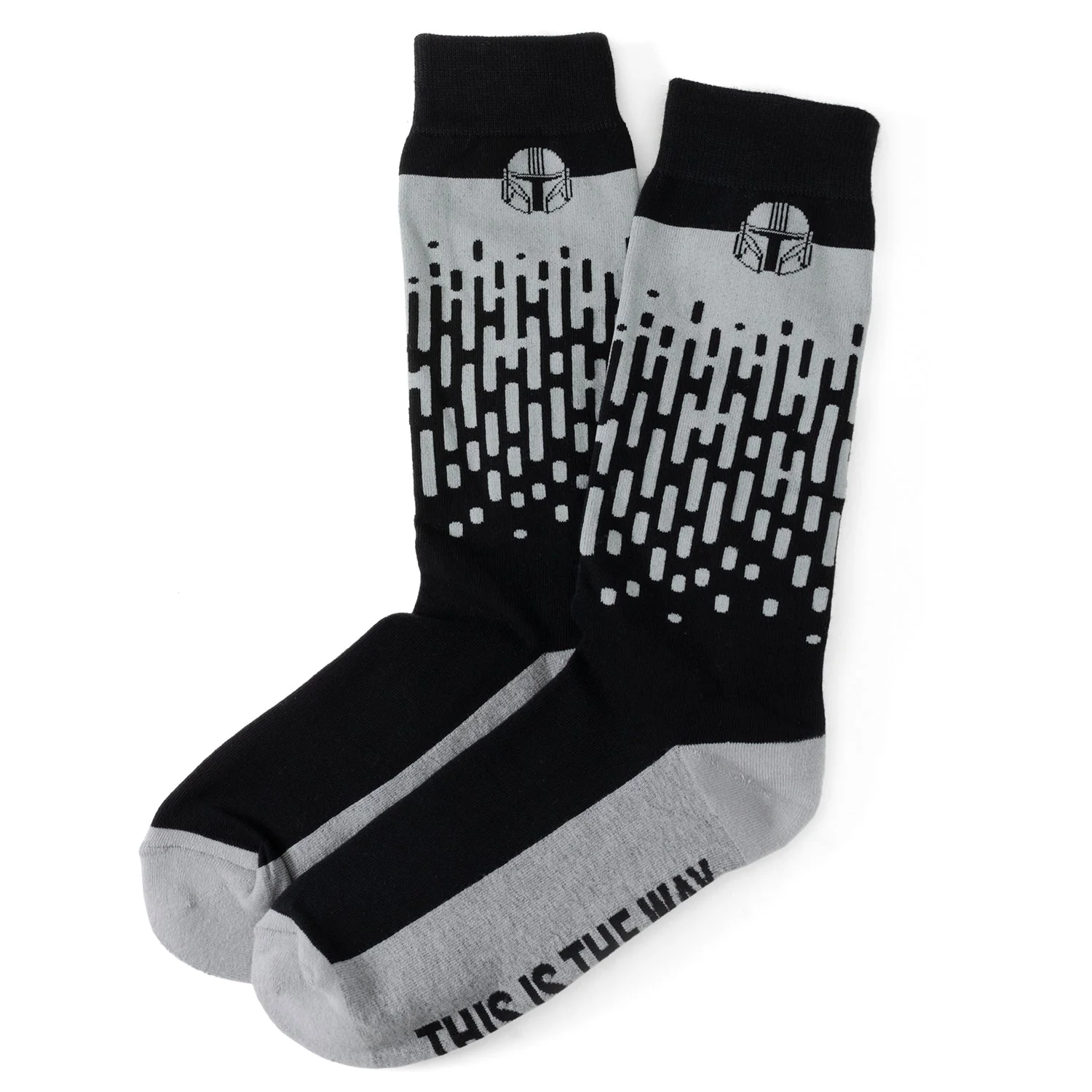 Star Wars Mandalorian 3-Pack Dress Sock and Lapel Pin Gift Set | Socks - Image 4