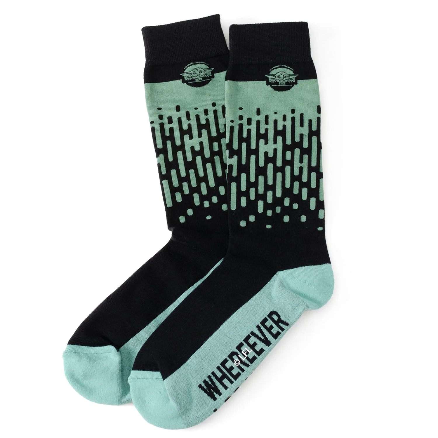 Star Wars Mandalorian 3-Pack Dress Sock and Lapel Pin Gift Set | Socks - Image 6