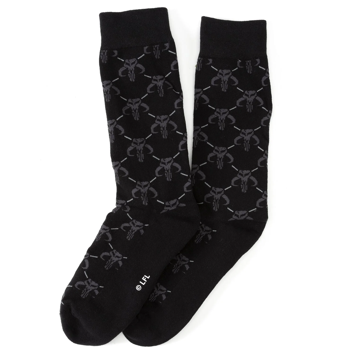 Star Wars Mandalorian Dress Socks 3-Pack and Mythosaur Lapel Pin Gift Set | Socks - Image 4