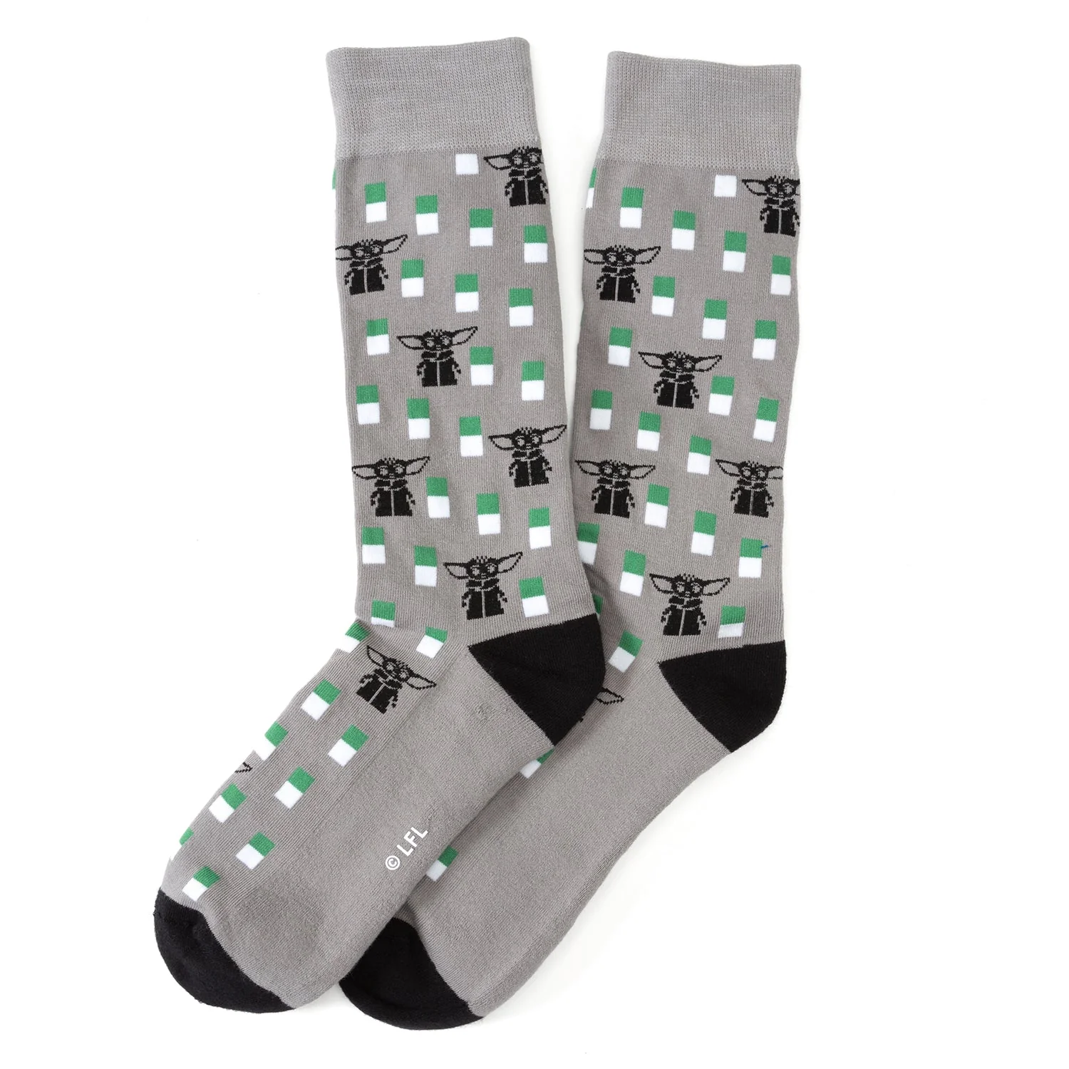 Star Wars Mandalorian Dress Socks 3-Pack and Mythosaur Lapel Pin Gift Set | Socks - Image 5