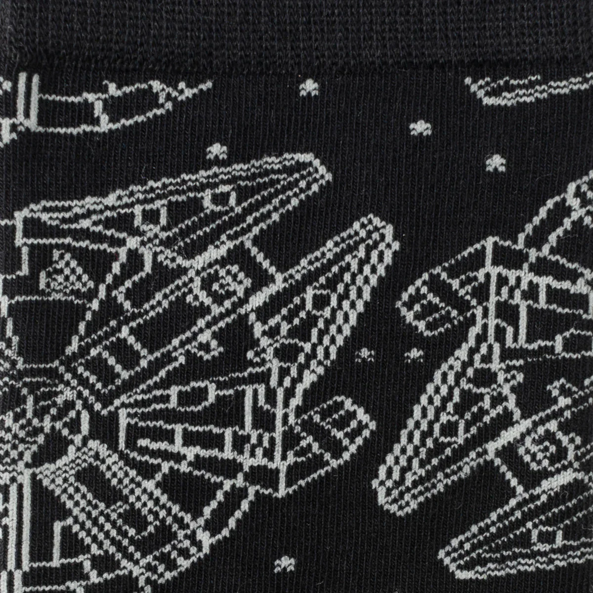 Star Wars Millennium Falcon Black Dress Socks and Lapel Pin Gift Set | Socks - Image 4