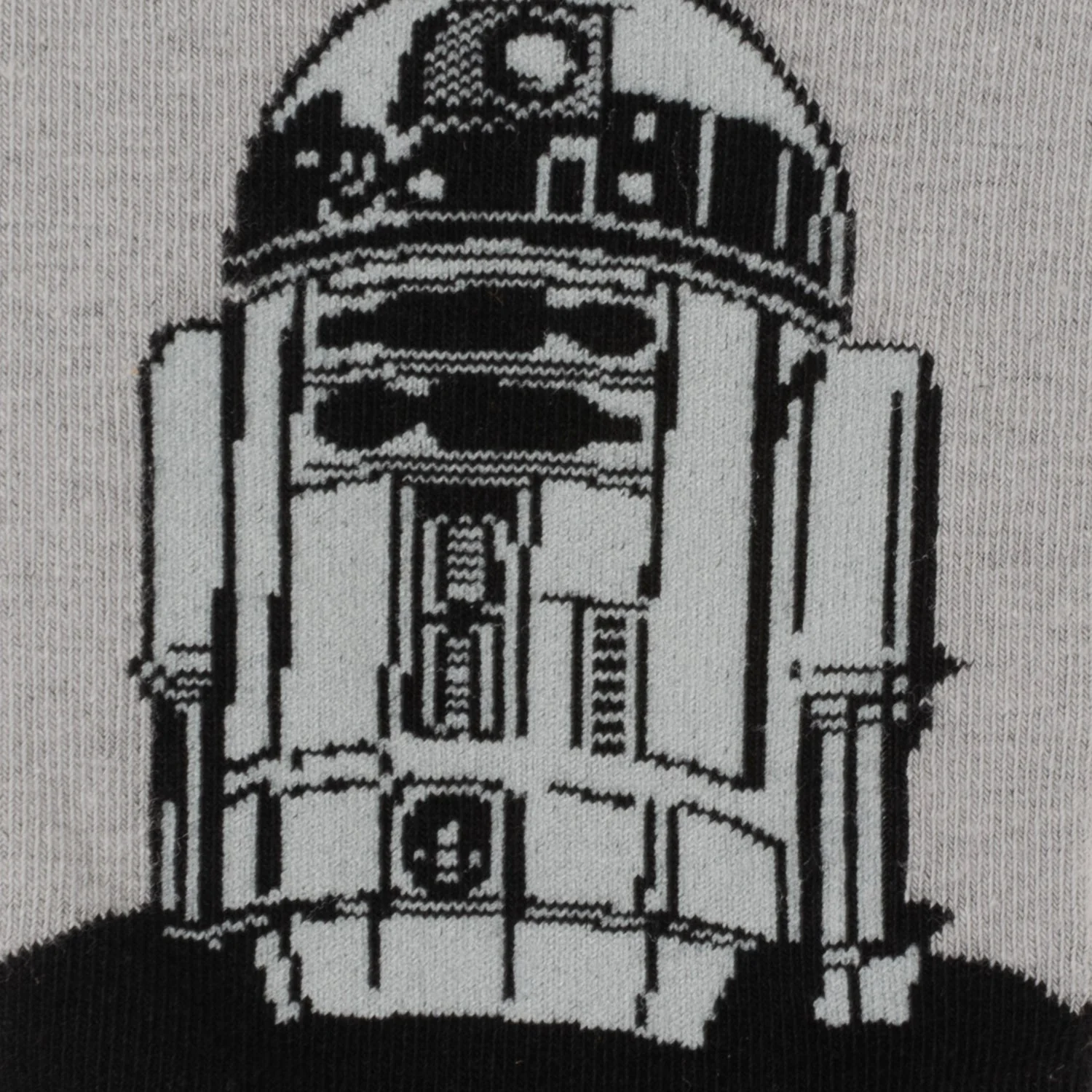 Star Wars R2-D2 Men's Gray and Black Dress Socks and Lapel Pin Gift Set | Socks - Image 6