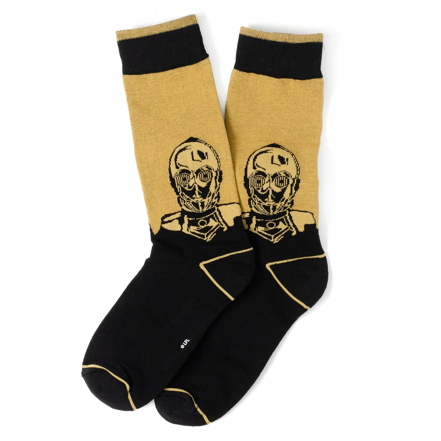 Star Wars Yoda, R2-D2, and C-3PO Dress Socks with Rebel Crest Lapel Pin Gift Set | Socks - Image 5