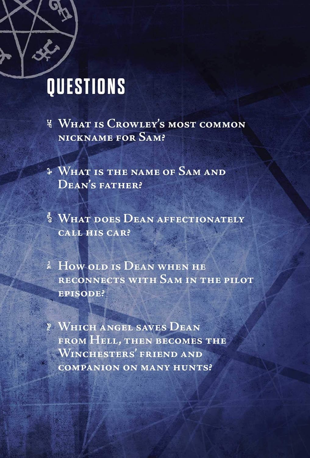 Supernatural Pop Quiz Trivia Deck - Image 4