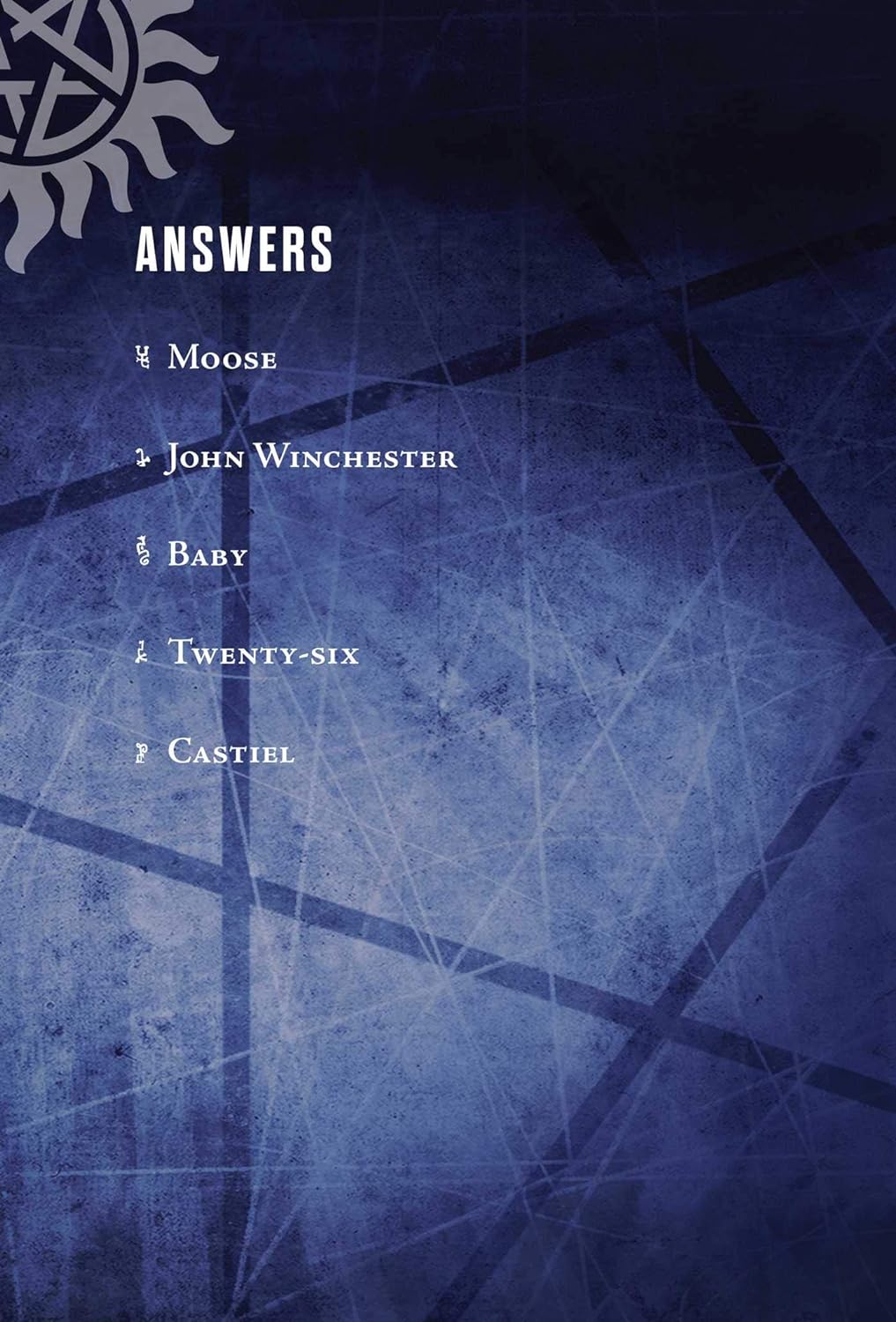 Supernatural Pop Quiz Trivia Deck - Image 5