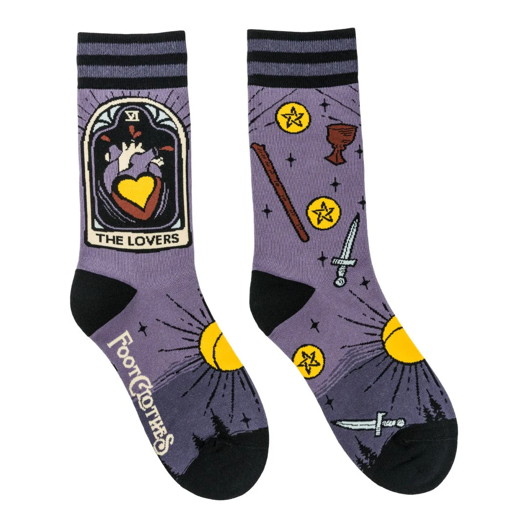 The Lovers Tarot Nouveau | Crew Socks - Image 3