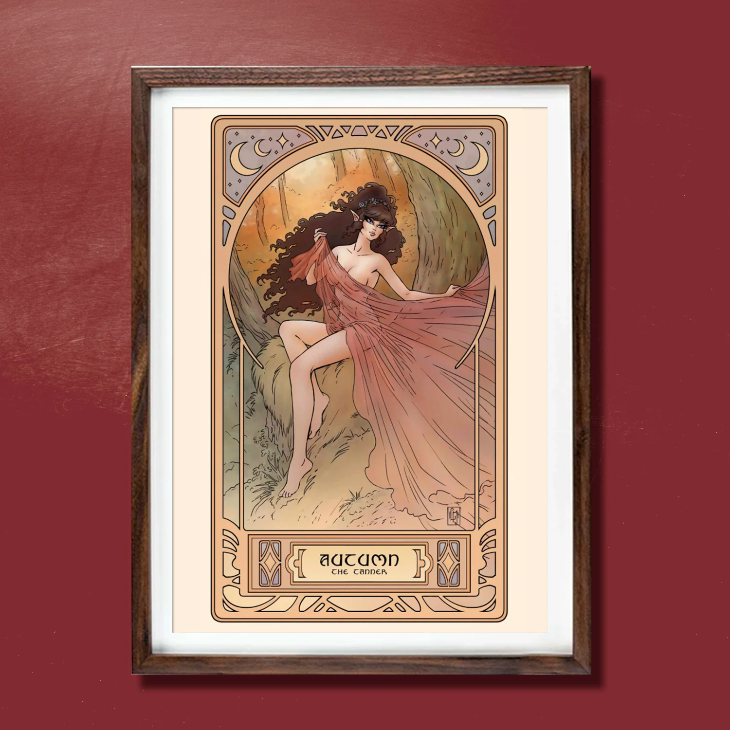 "The Seasons of The World of Two Moons" 11x17" Lithographs | Lily McDonnell - Image 2