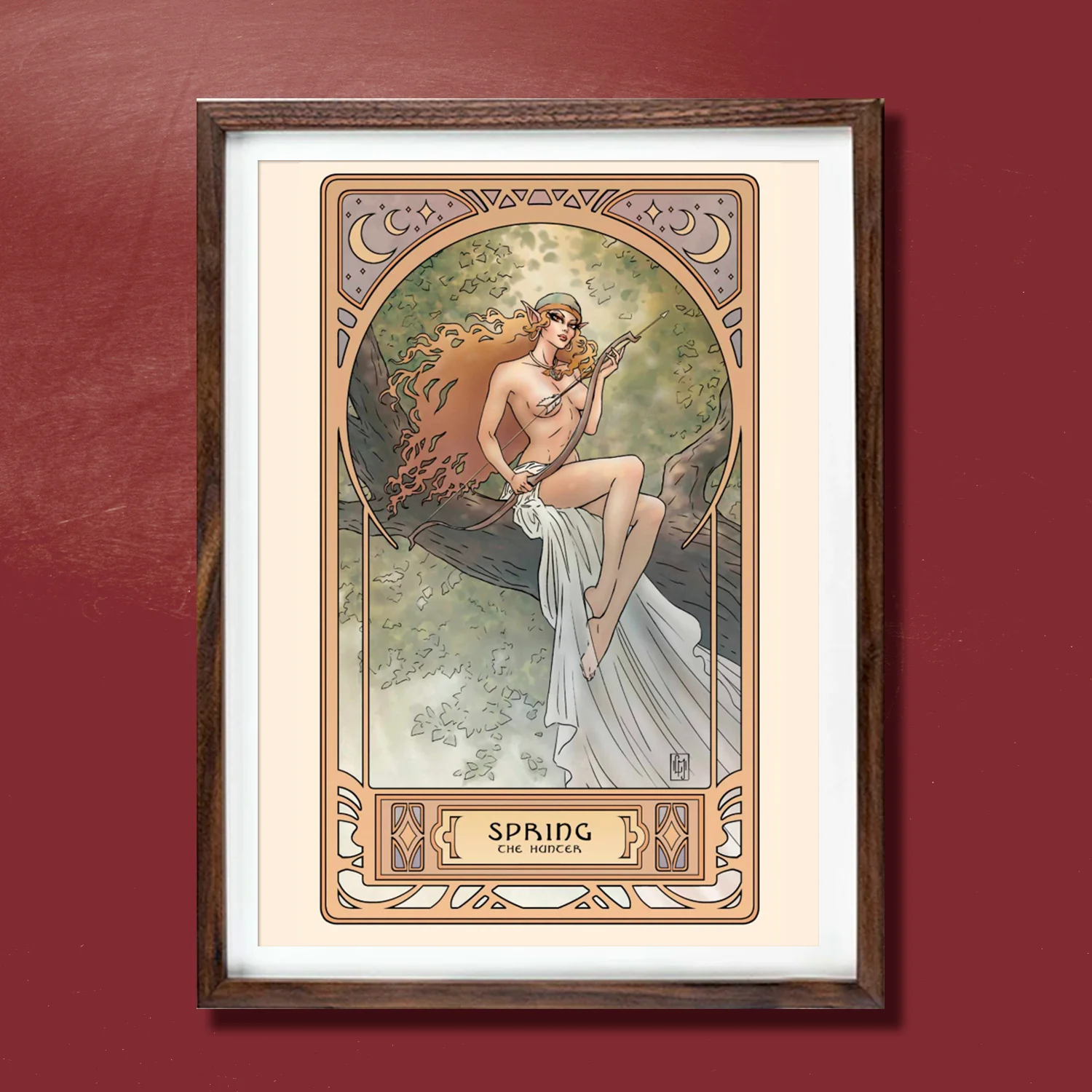 "The Seasons of The World of Two Moons" 11x17" Lithographs | Lily McDonnell - Image 3