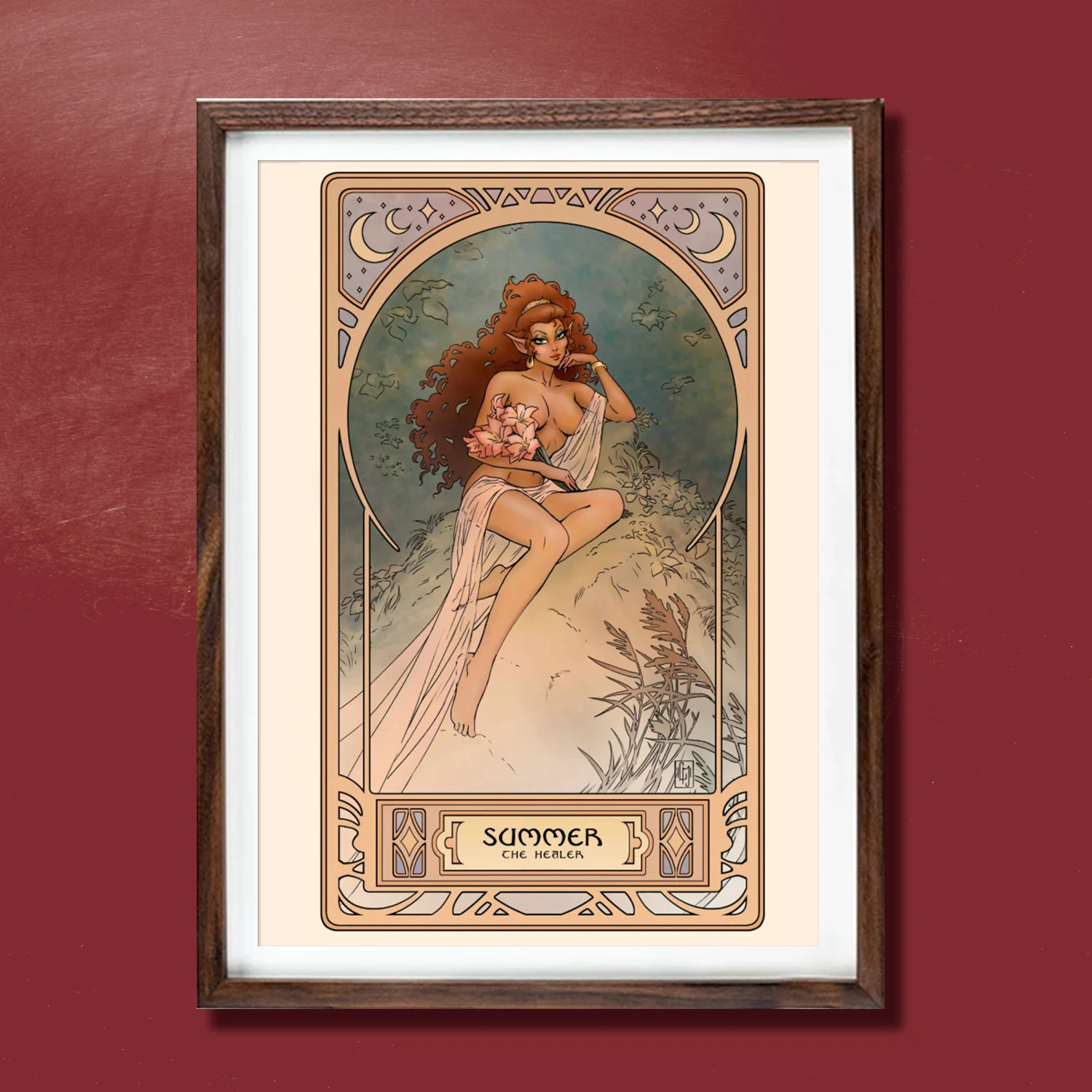 "The Seasons of The World of Two Moons" 11x17" Lithographs | Lily McDonnell - Image 4