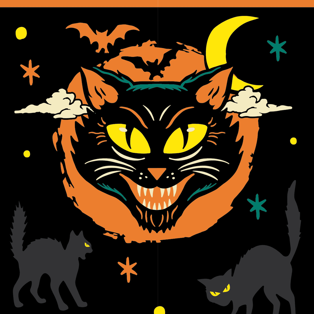 Vintage Black Cat | Crew Socks - Image 10