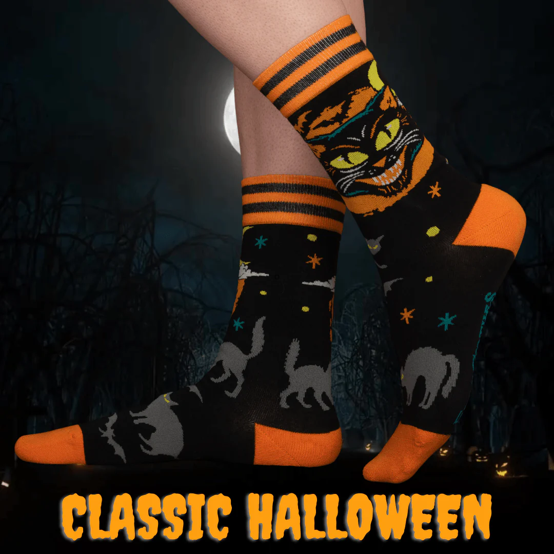 Vintage Black Cat | Crew Socks - Image 11