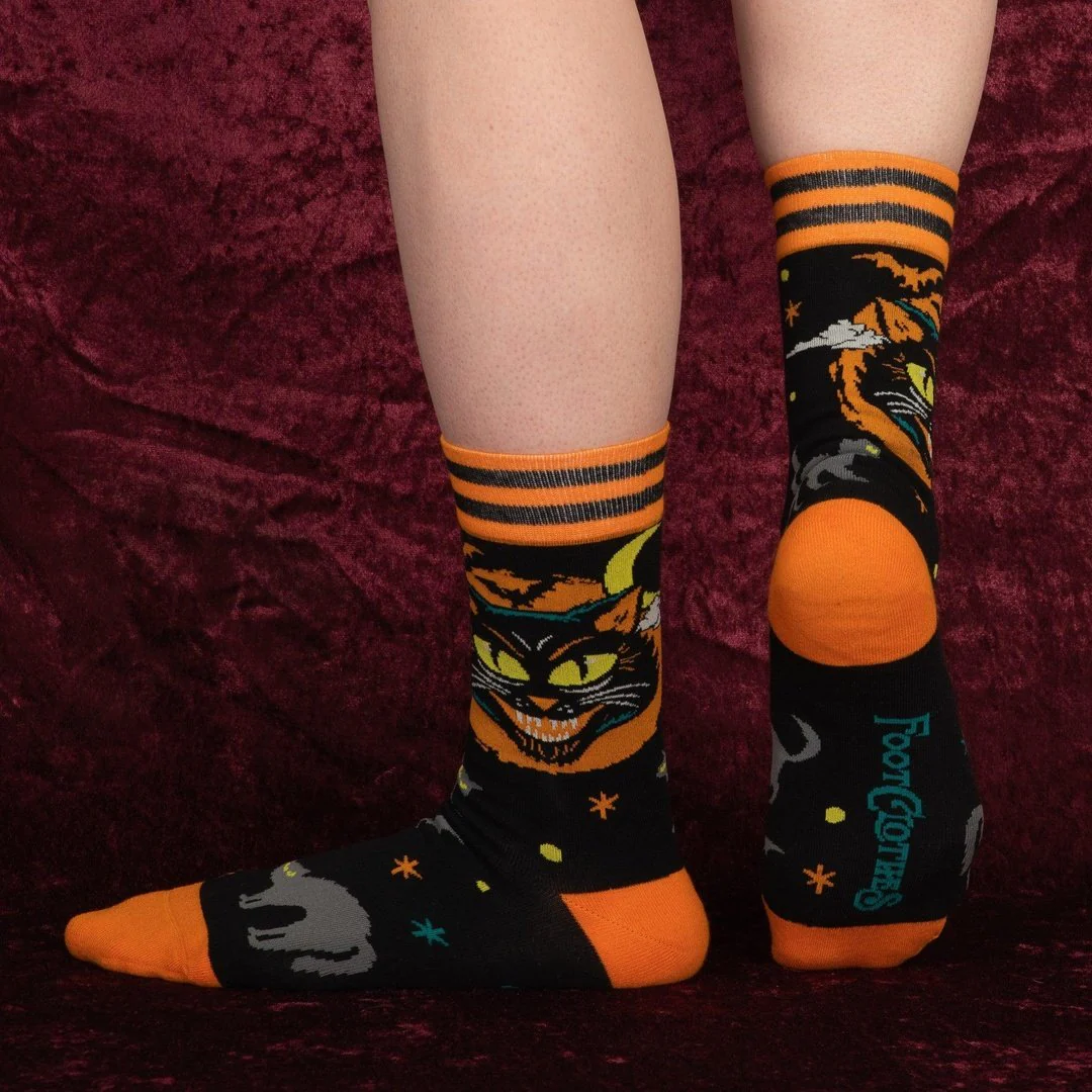 Vintage Black Cat | Crew Socks - Image 6