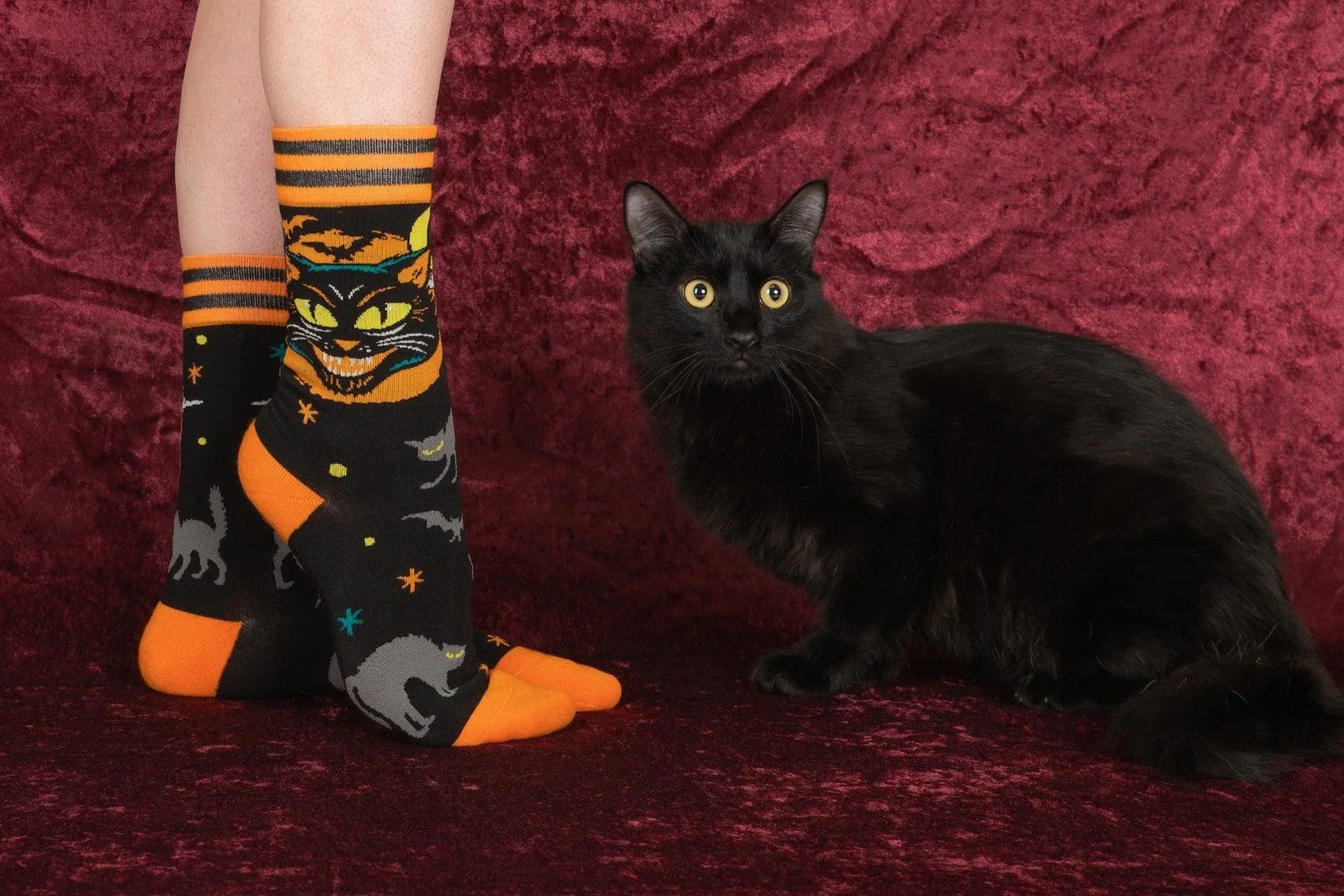 Vintage Black Cat | Crew Socks - Image 7