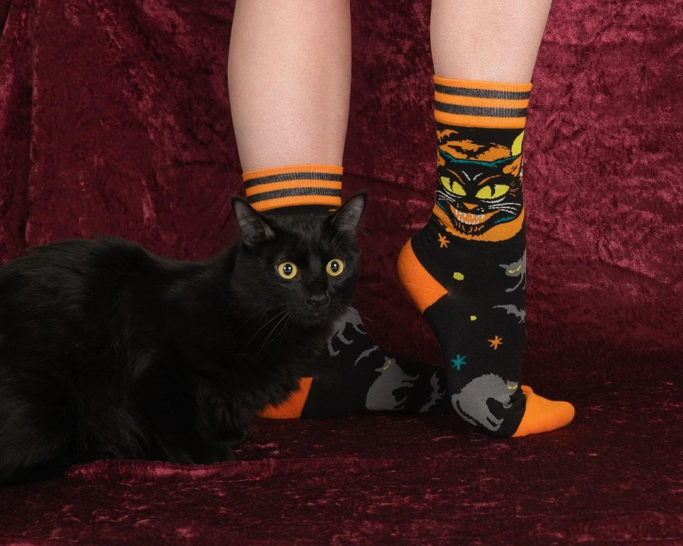 Vintage Black Cat | Crew Socks - Image 8