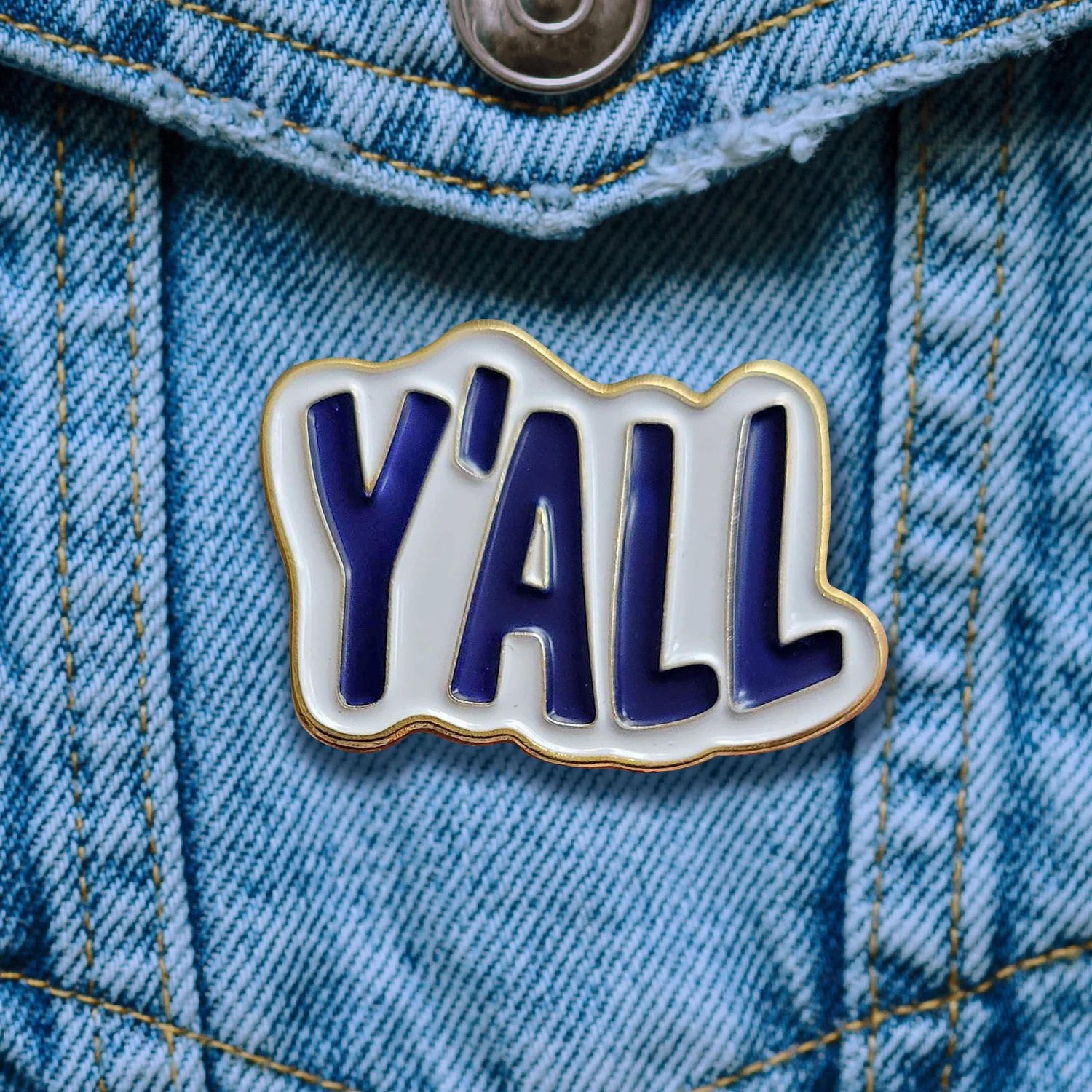 Y'all Enamel Pin