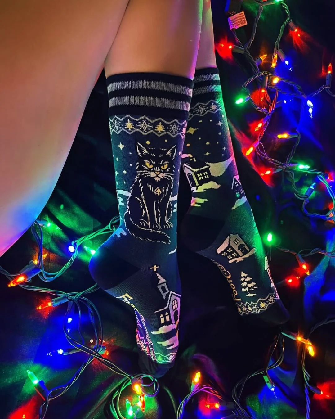 Yule Cat | Crew Socks - Image 11