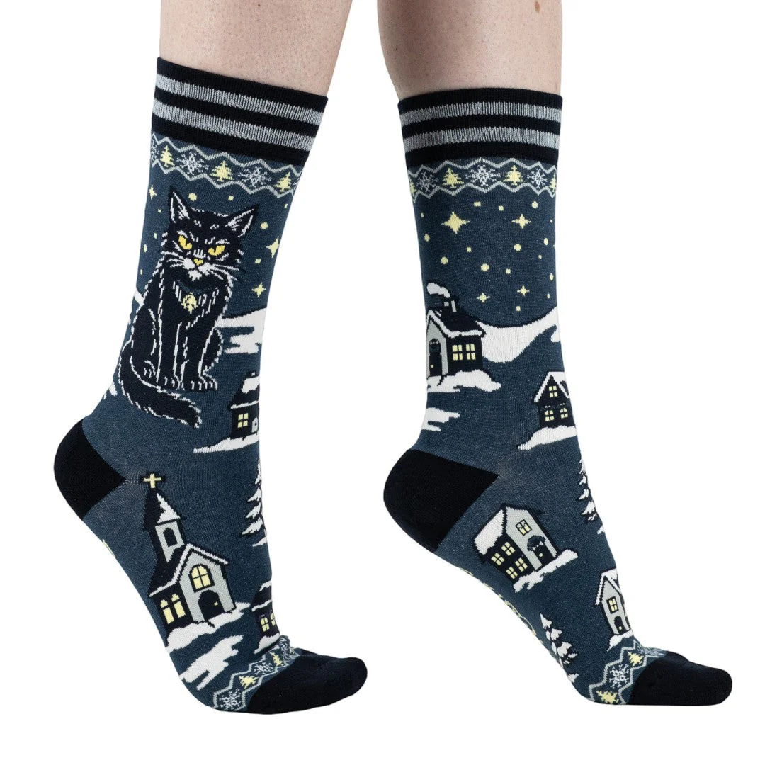 Yule Cat | Crew Socks - Image 5