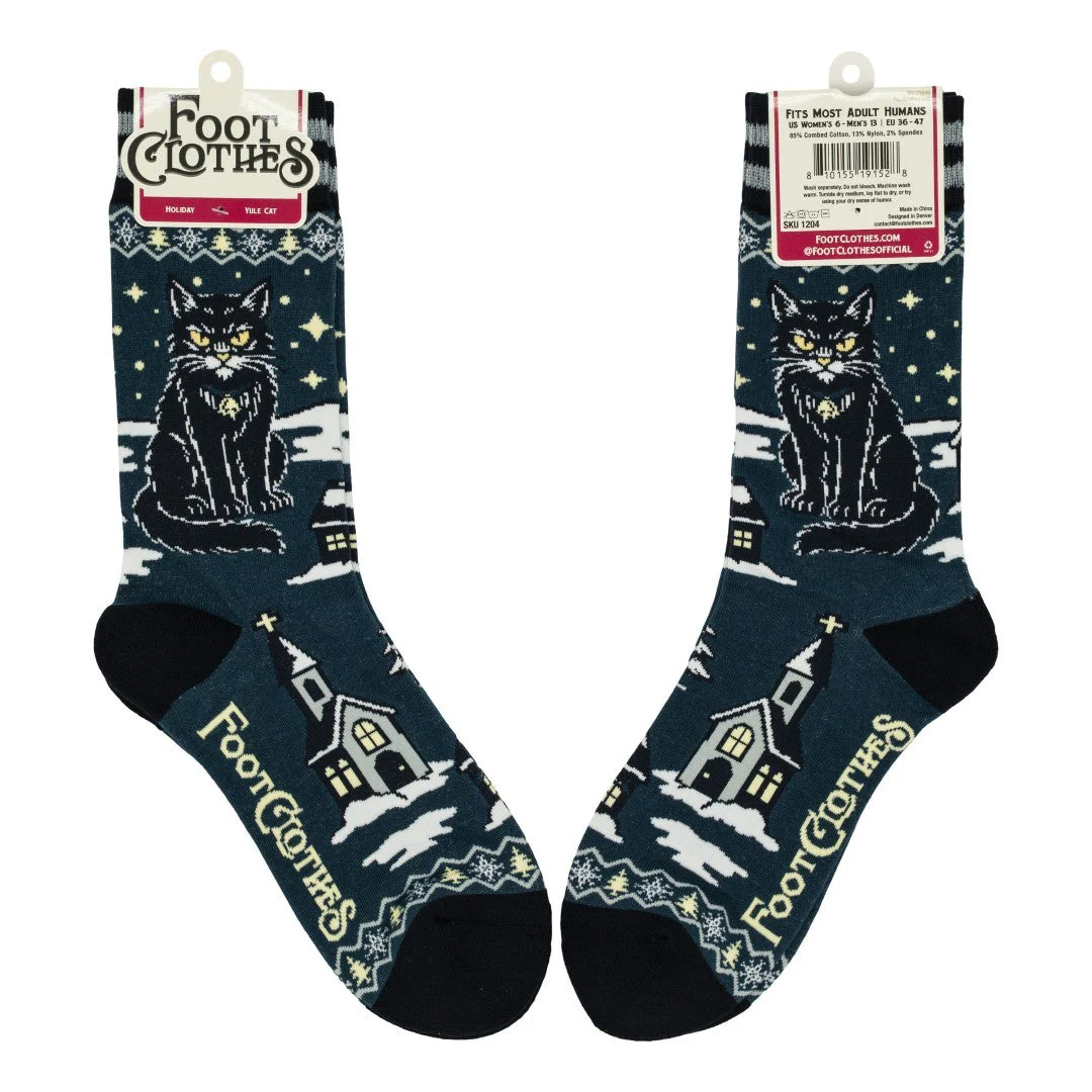 Yule Cat | Crew Socks - Image 9